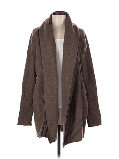 Pre-owned Vince Cardigan Sweater In Brown