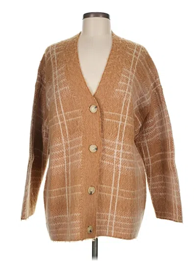 Pre-owned Vince Cardigan Sweater In Brown