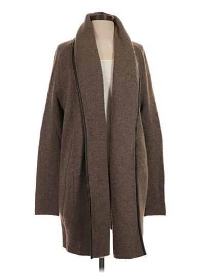 Pre-owned Vince Cardigan Sweater In Brown