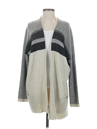 Pre-owned Vince Cardigan Sweater In Gray