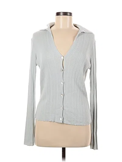 Pre-owned Vince Cardigan Sweater In Gray