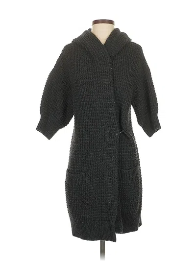 Pre-owned Vince Cardigan Sweater In Gray