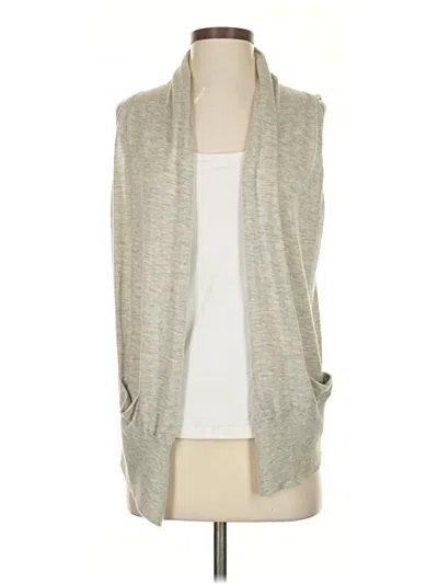 Pre-owned Vince Cardigan Sweater In Gray