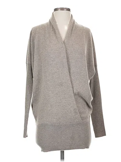 Pre-owned Vince Cardigan Sweater In Gray