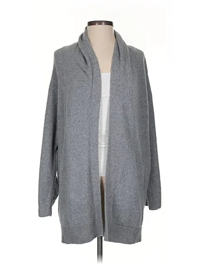 Pre-owned Vince Cardigan Sweater In Gray