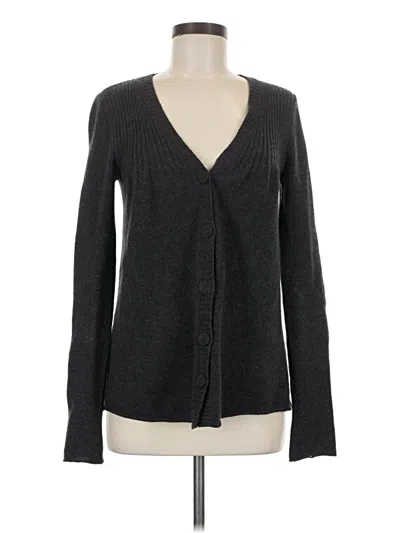 Pre-owned Vince Cardigan Sweater In Gray