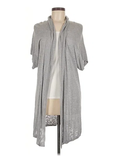 Pre-owned Vince Cardigan Sweater In Gray