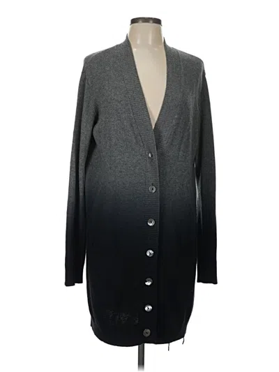 Pre-owned Vince Cardigan Sweater In Gray