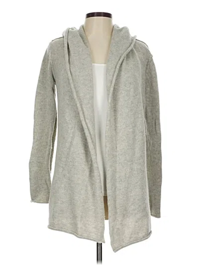 Pre-owned Vince Cardigan Sweater In Gray