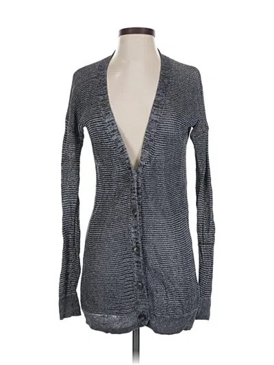 Pre-owned Vince Cardigan Sweater In Gray