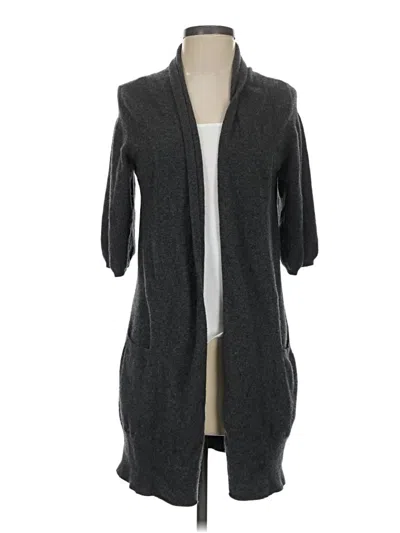 Pre-owned Vince Cardigan Sweater In Gray