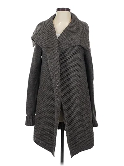 Pre-owned Vince Cardigan Sweater In Gray