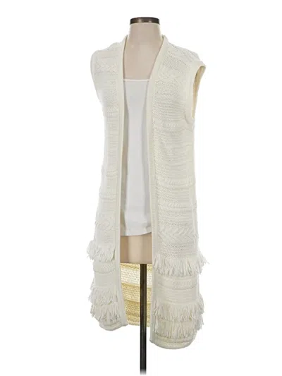 Pre-owned Vince Cardigan Sweater In Ivory