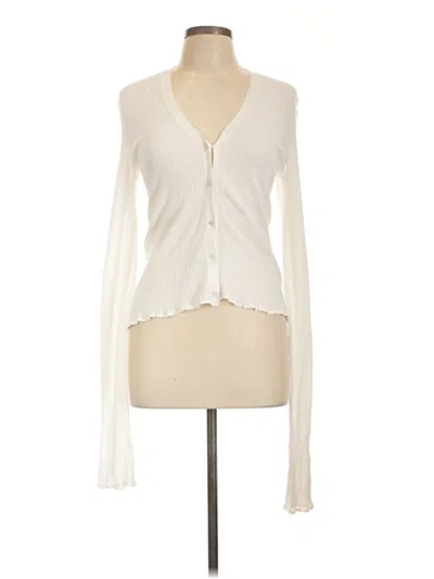 Pre-owned Vince Cardigan Sweater In Ivory