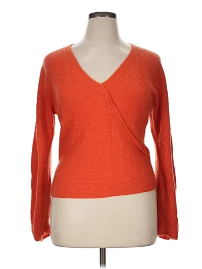 Pre-owned Vince Cardigan Sweater In Orange