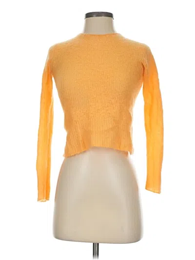 Pre-owned Vince Cardigan Sweater In Orange