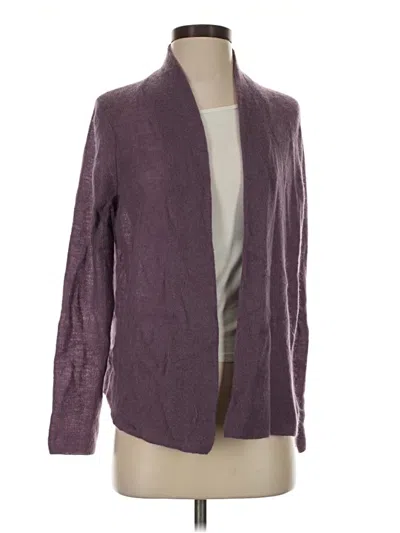 Pre-owned Vince Cardigan Sweater In Purple