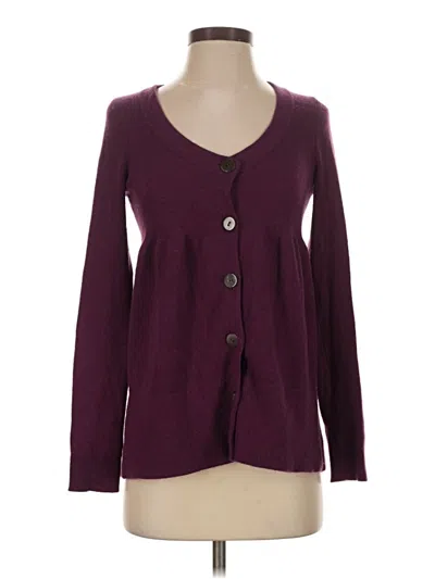 Pre-owned Vince Cardigan Sweater In Purple