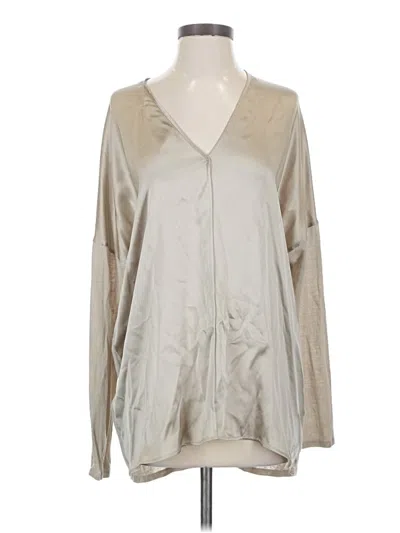 Pre-owned Vince Cardigan Sweater In Silver