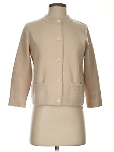 Pre-owned Vince Cardigan Sweater In Tan