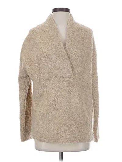 Pre-owned Vince Cardigan Sweater In Tan