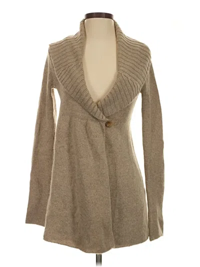 Pre-owned Vince Cardigan Sweater In Tan