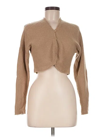 Pre-owned Vince Cardigan Sweater In Tan