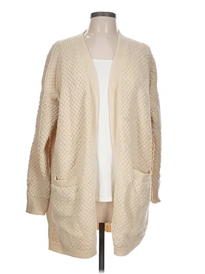 Pre-owned Vince Cardigan Sweater In Tan