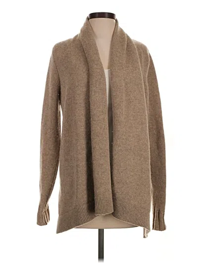 Pre-owned Vince Cardigan Sweater In Tan
