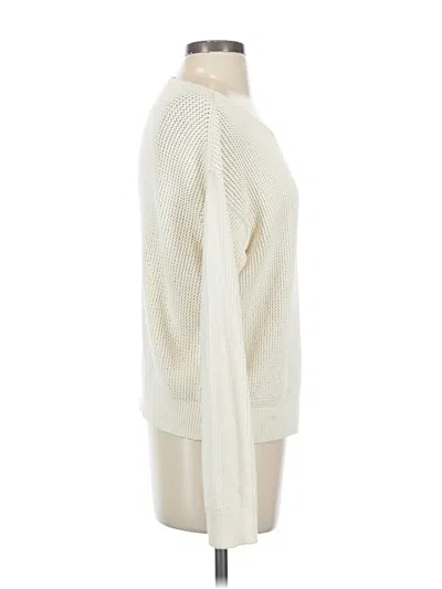Pre-owned Vince Cardigan Sweater In White