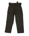 Vince Cargo Pants In Black Linen In Black