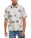 Vince Men's Cascading Floral Sport Shirt In White