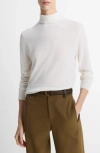 Vince Mock Neck Sweater In White