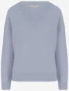 Vince Cashmere And Silk Sweater In Blue