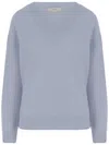 Vince Cashmere And Silk Sweater In Blue