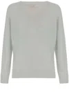 Vince Cashmere And Silk Sweater In Grey