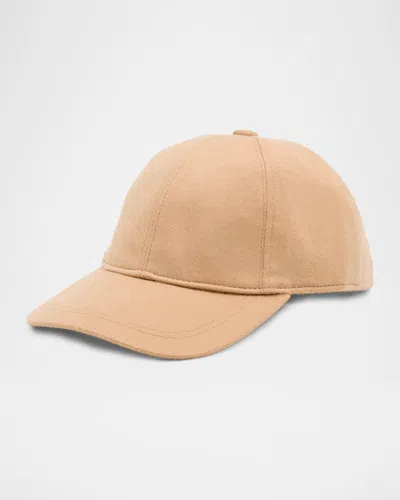 Vince Cashmere Baseball Cap In Neutral