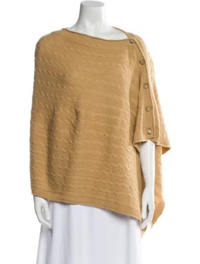 Pre-owned Vince Cashmere Bateau Neckline Sweater In Neutral