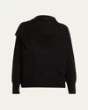 Vince Cashmere-blend Draped Sweater In Multi