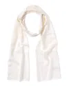 Vince Cashmere-blend Scarf In Neutral