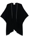 Vince Cashmere Cape In 蓝色