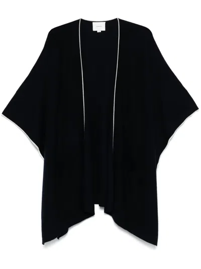 Vince Cashmere Cape In 蓝色