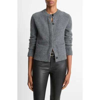 Vince Cashmere Cardigan In Gray
