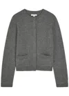 Vince Cashmere Cardigan In Gray