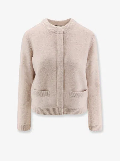 Vince Cashmere Cardigan In Sand