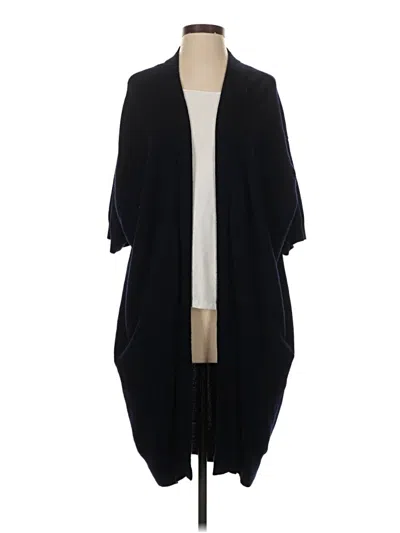 Pre-owned Vince Cashmere Cardigan Sweater In Black