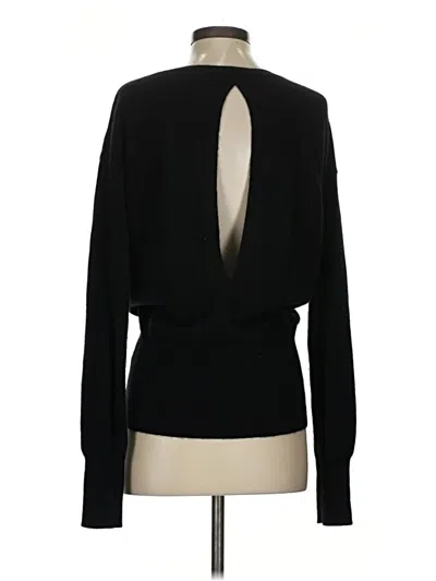 Pre-owned Vince Cashmere Cardigan Sweater In Black