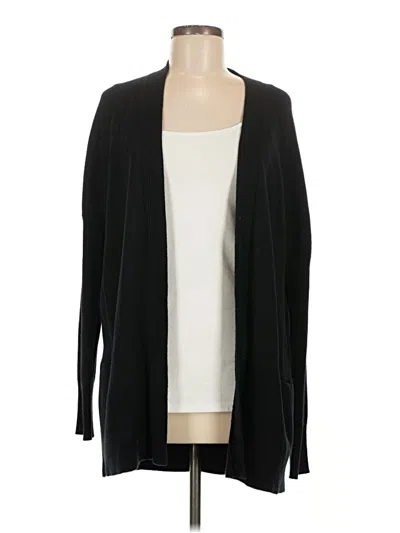 Pre-owned Vince Cashmere Cardigan Sweater In Black