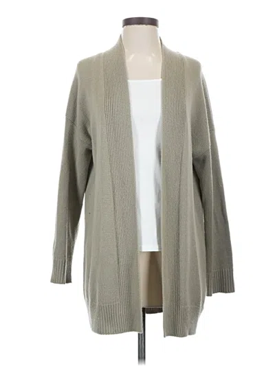 Pre-owned Vince Cashmere Cardigan Sweater In Gray