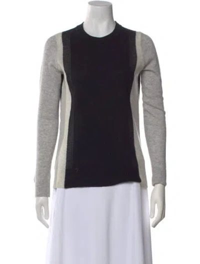 Pre-owned Vince Cashmere Colorblock Pattern Sweater In Multi